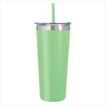 Mint Tumbler with Matching Lid and Straw